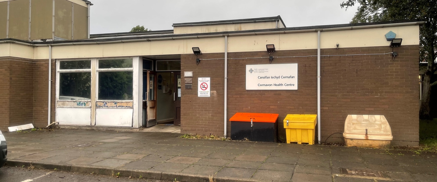 to Dr Penney's Surgery in Cwmavon Cwmavon Health Centre