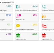 GP Activity November 2025 Infographic