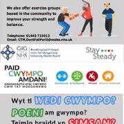 Information about Falls (English then Welsh)